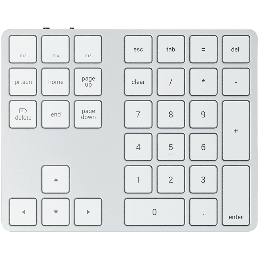 SATECHI Aluminum Extended Keypad Silver 3