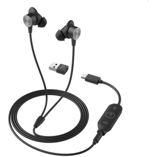 Logitech Zone Wired Earbuds for Teams - GRAPHITE
