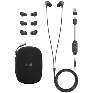Logitech Zone Wired Earbuds for Teams - GRAPHITE