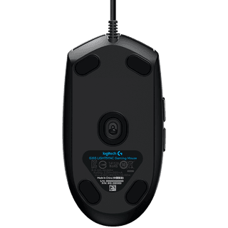 Logitech G102 LIGHTSYNC Corded Gaming Mouse - BLACK - USB - EER
