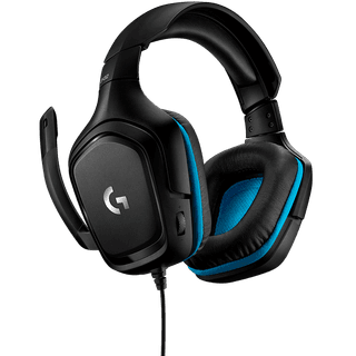 Logitech G432 Wired Gaming Headset 7.1 - BLACK/BLUE