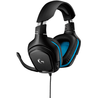 Logitech G432 Wired Gaming Headset 7.1 - BLACK/BLUE
