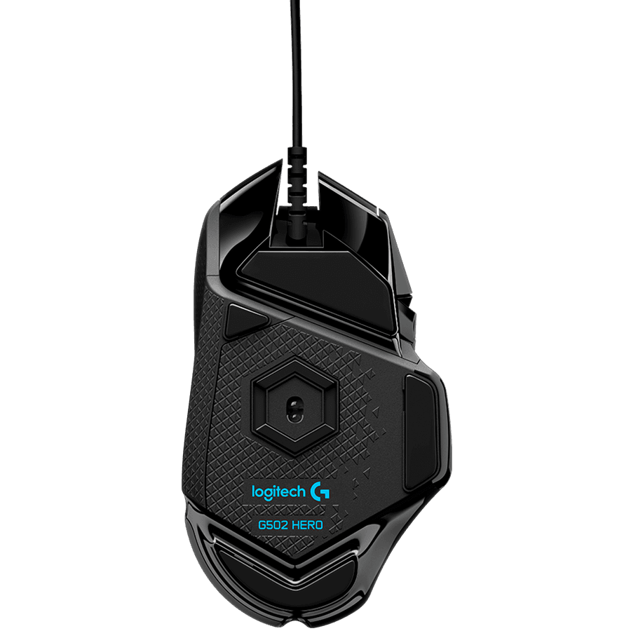 LOGITECH G502 Corded Gaming Mouse - HERO - BLACK - USB - EER2 5