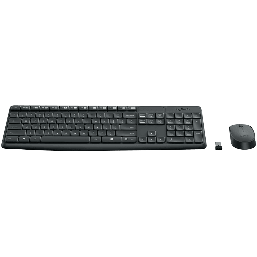 LOGITECH MK235 Wireless Combo - GREY - RUS 2