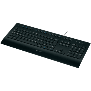 Logitech K280e Corded Keyboard - BLACK - USB - RUS - B2B
