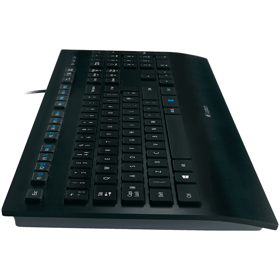 LOGITECH K280e Corded Keyboard - BLACK - USB - RUS - B2B 3
