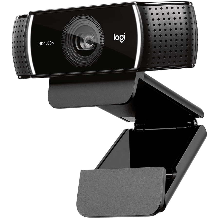 LOGITECH C922 Pro Stream Webcam - Tripod - BLACK - USB 2