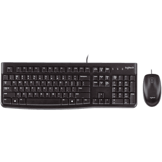 Logitech MK120 Corded Combo - BLACK - USB - RUS