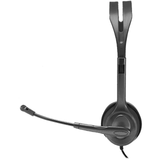 Logitech H111 Corded Stereo Headset - BLACK