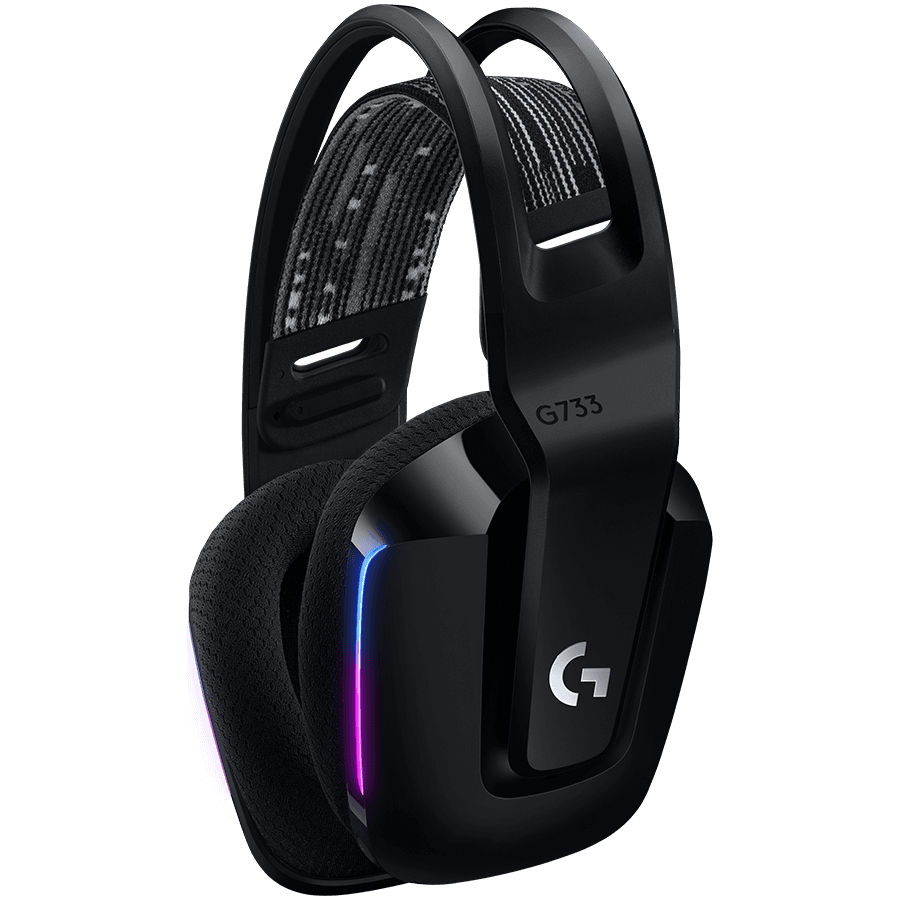 LOGITECH G733 LIGHTSPEED Wireless RGB Gaming Headset - BLACK 2