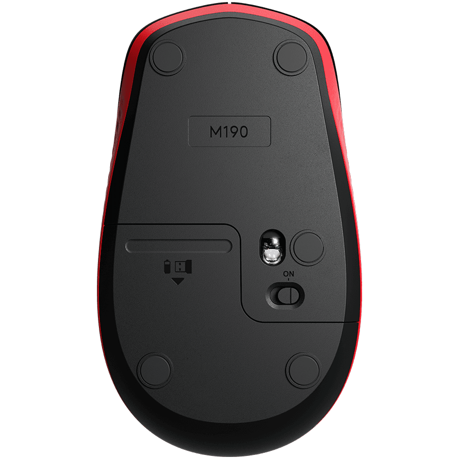 LOGITECH M190 Wireless Mouse - RED 5