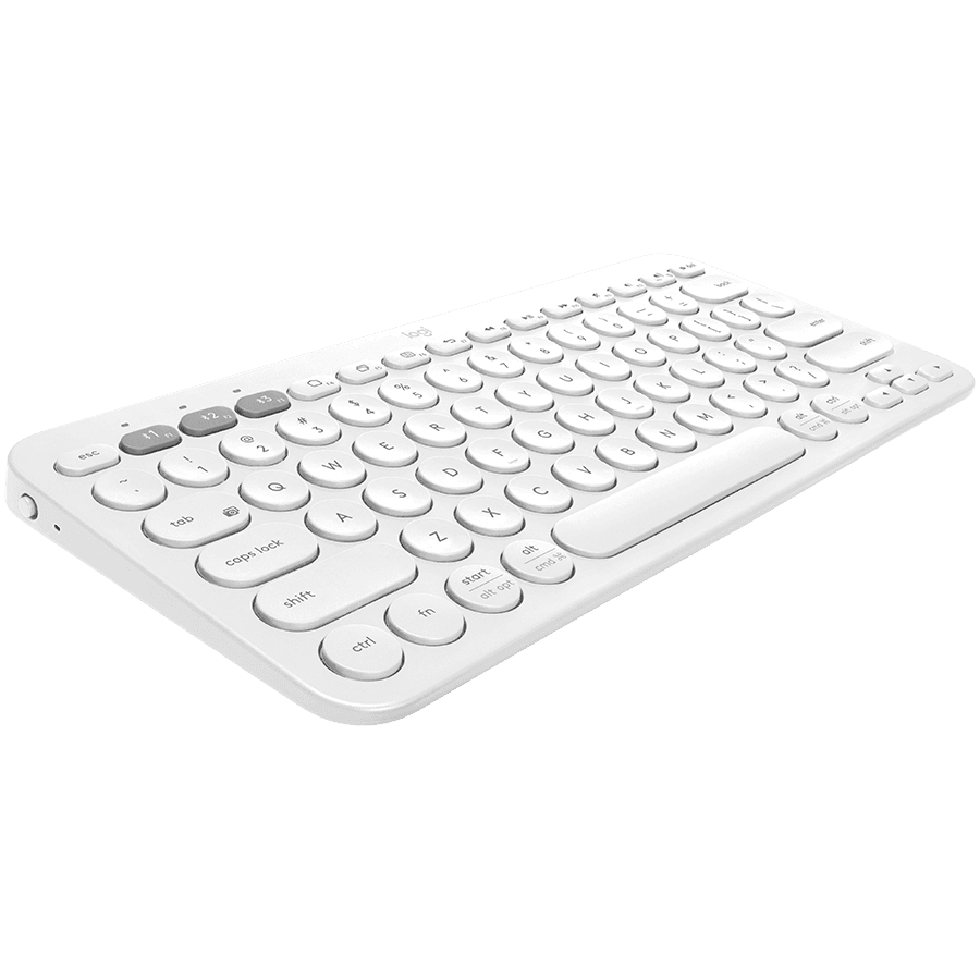LOGITECH K380 Multi-Device Bluetooth Keyboard - OFF-WHITE - RUS 2