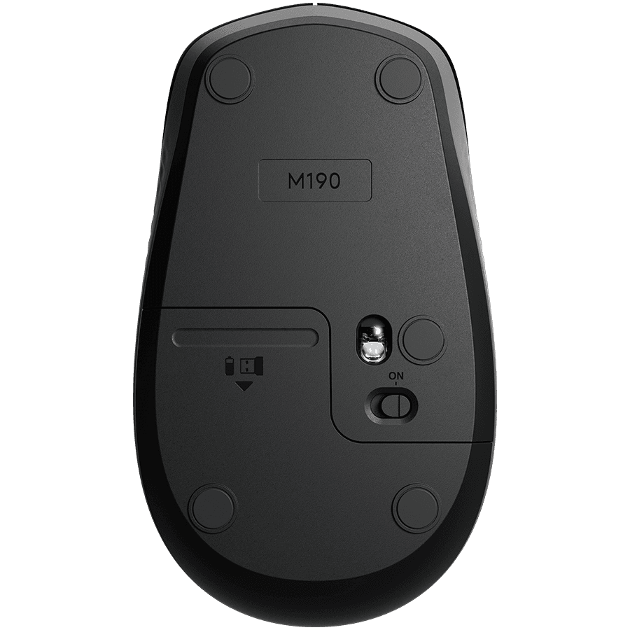 LOGITECH M190 Wireless Mouse - CHARCOAL 3