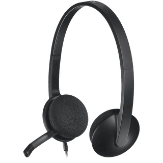 Logitech H340 Corded Headset - BLACK