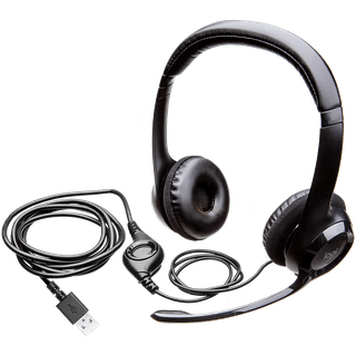 Logitech H390 Corded Headset - BLACK