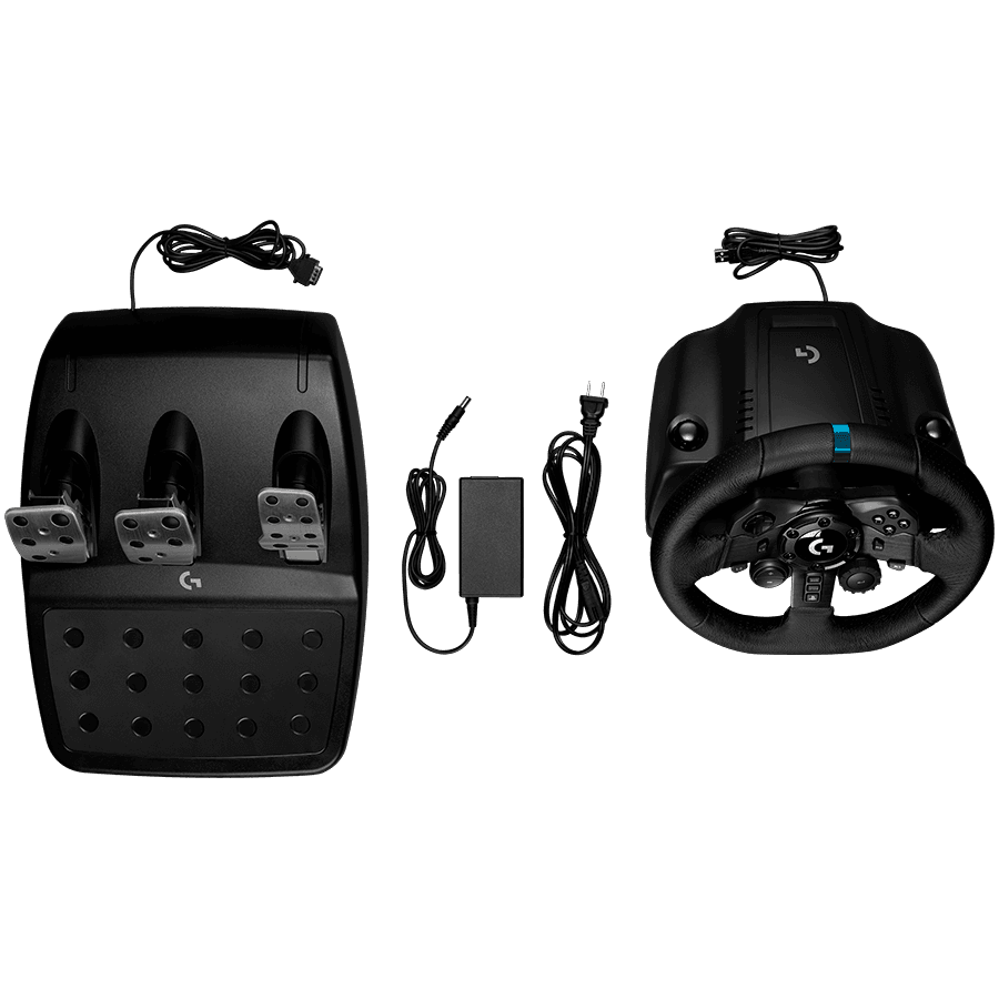 LOGITECH G923 Racing Wheel and Pedals - PC/PS - BLACK - USB 4