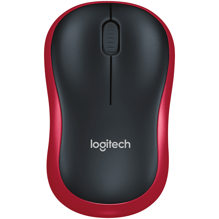 LOGITECH M185 Wireless Mouse - RED - EER2