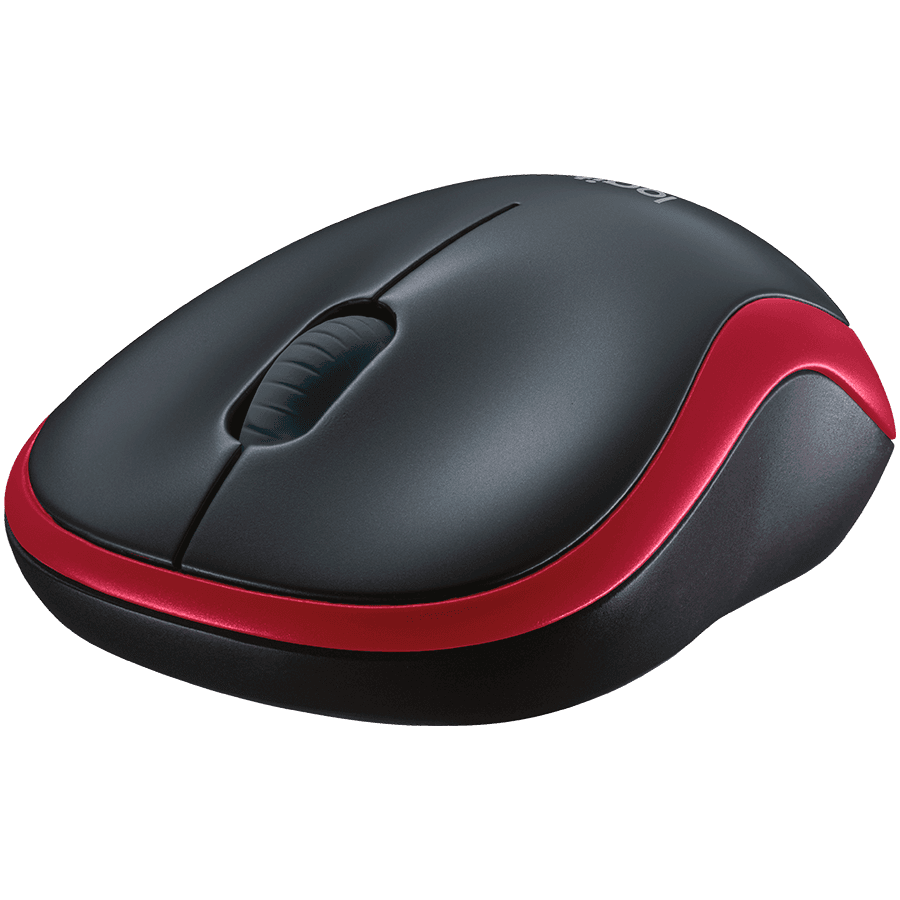 LOGITECH M185 Wireless Mouse - RED - EER2 3
