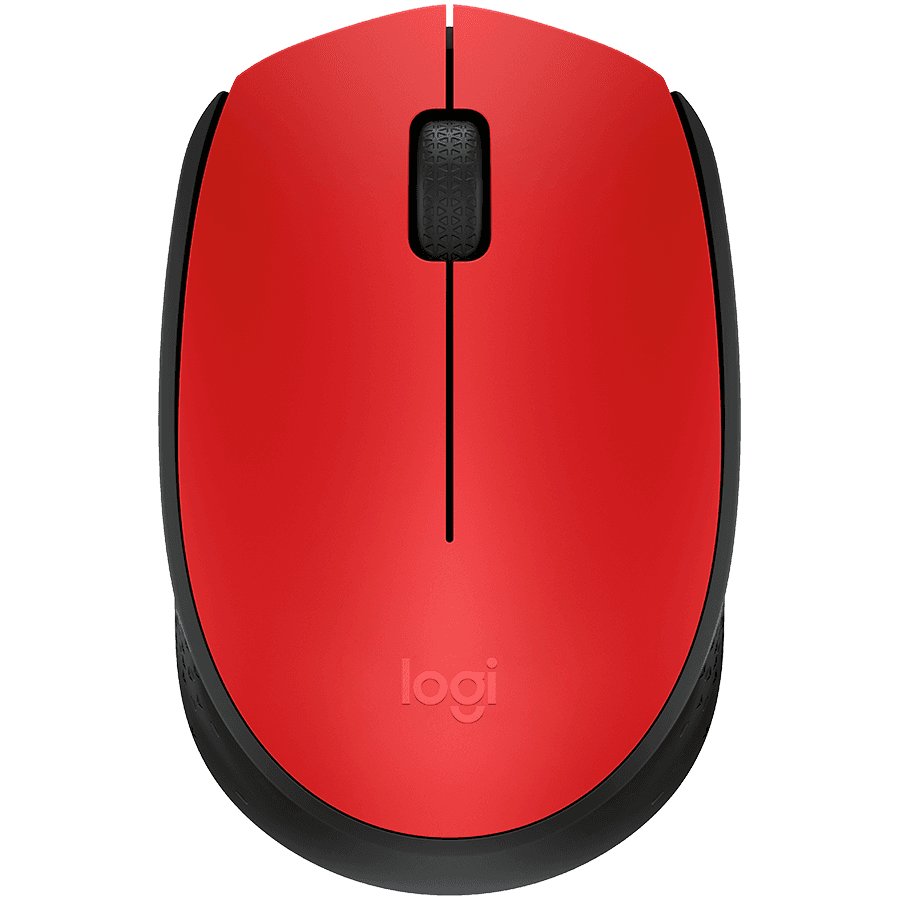 LOGITECH M171 Wireless Mouse - RED