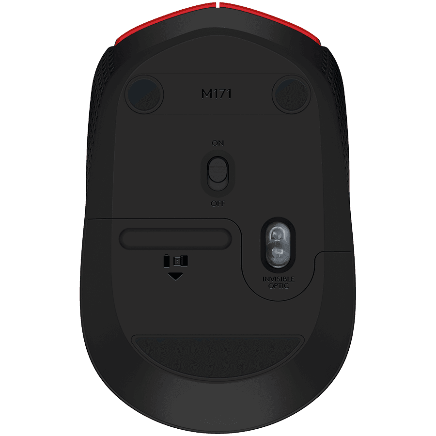 LOGITECH M171 Wireless Mouse - RED 4
