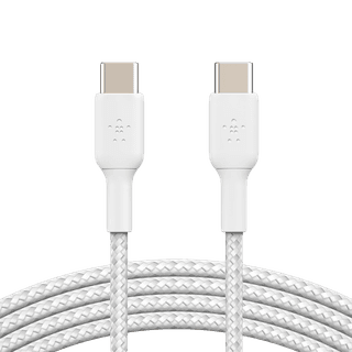 BELKIN USB-C to USB-C Cable Braided, 1M, White