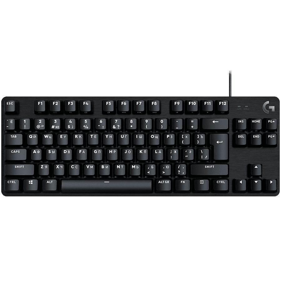 LOGITECH G413 TKL SE Corded Mechaniucal Gaming Keyboard - BLACK - RUS