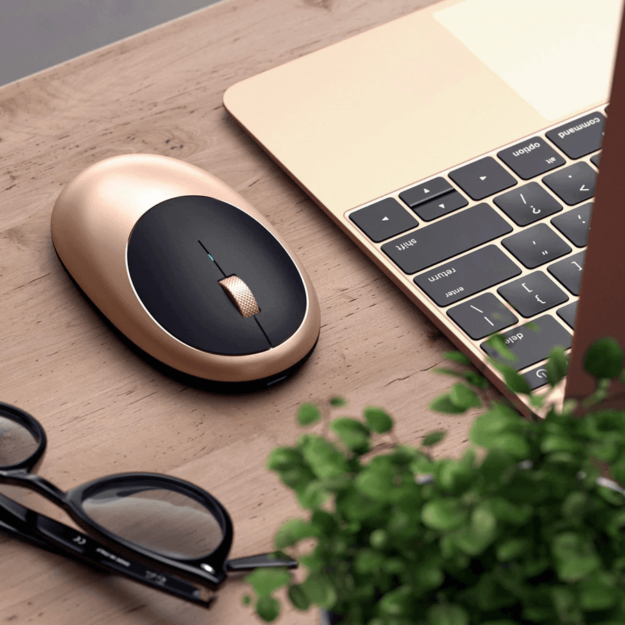 SATECHI M1 Bluetooth Wireless Mouse - Gold 5