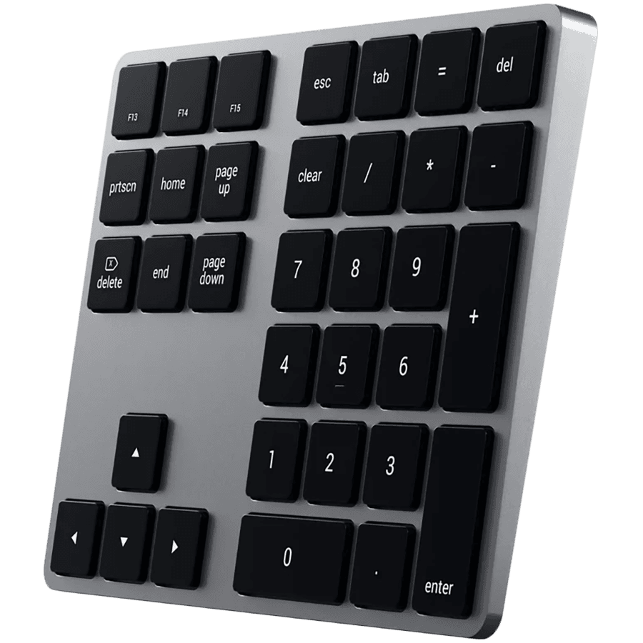SATECHI Aluminum Extended Keypad Space Gray 3