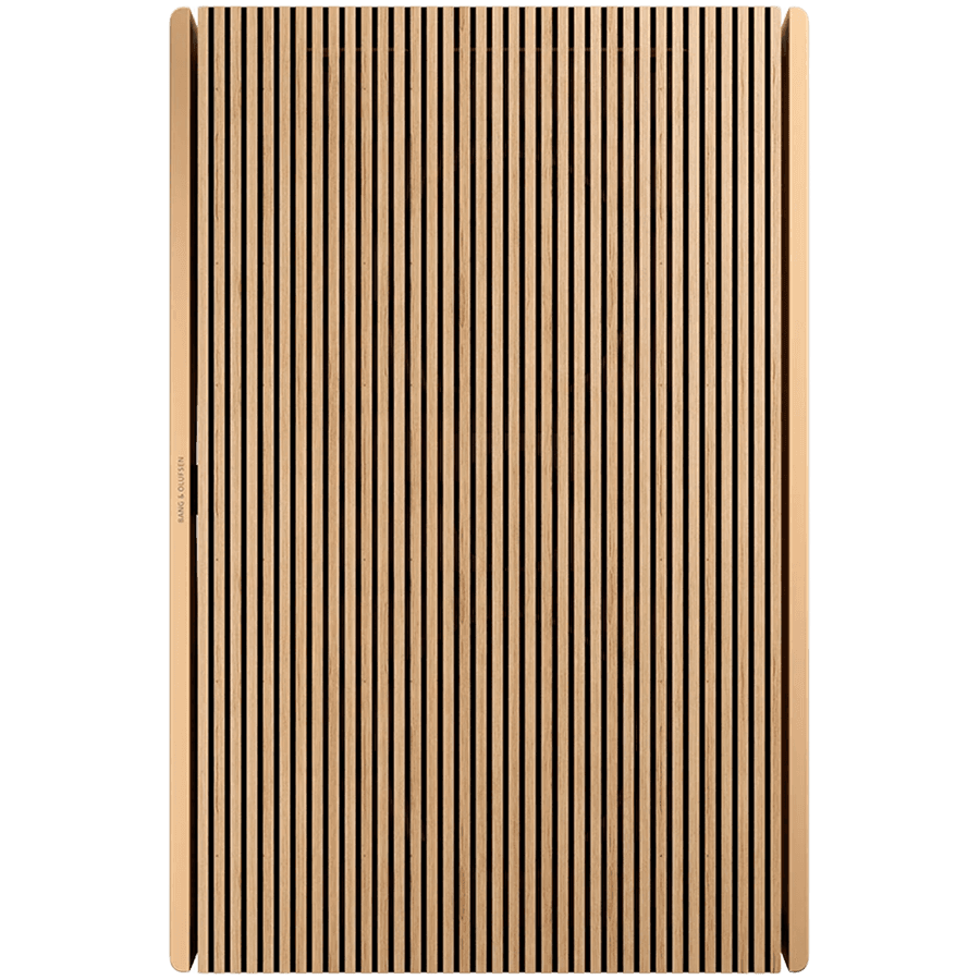 Beosound Level Speaker Gold Tone Alu (Cover Light Oak) 2