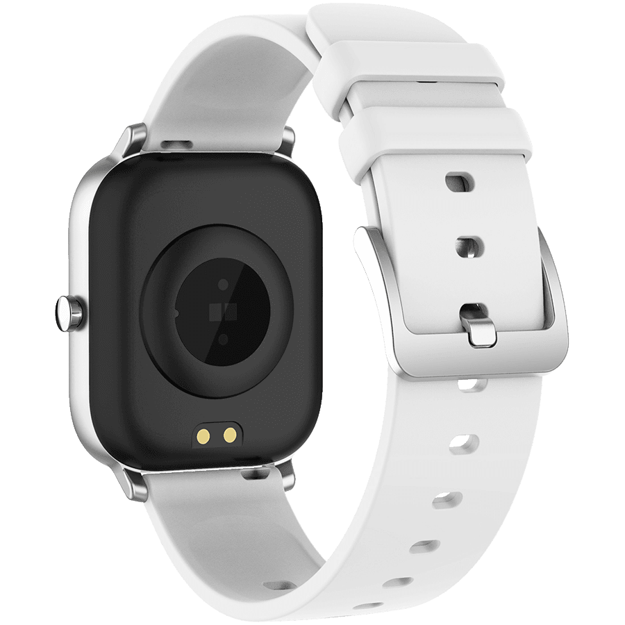 CANYON Wildberry SW-74, Smart watch, 1.3inches TFT full touch screen, Zinic+plastic body, IP67 waterproof, multi-sport mode, compatibility with iOS and android, Silver body with white silicon belt, Host: 43*37*9mm, Strap: 230x20mm, 45g 4