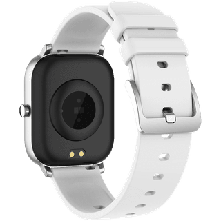 CANYON Wildberry SW-74, Smart watch, 1.3inches TFT full touch screen, Zinic+plastic body, IP67 waterproof, multi-sport mode, compatibility with iOS and android, Silver body with white silicon belt, Host: 43*37*9mm, Strap: 230x20mm, 45g