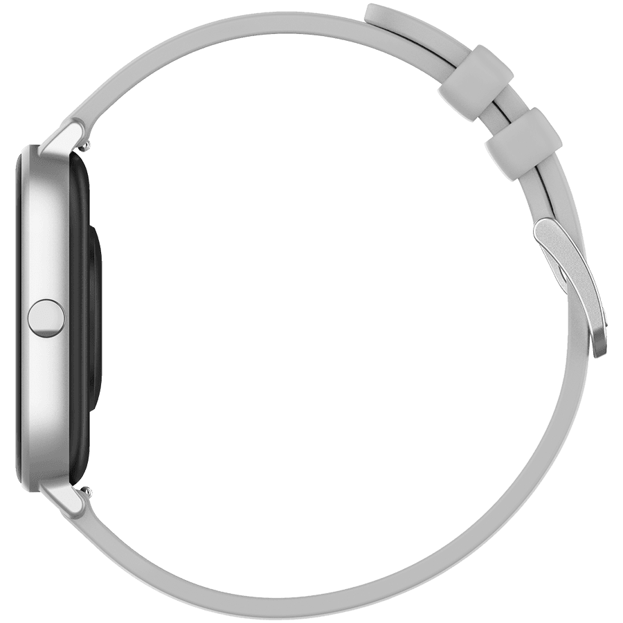 CANYON Wildberry SW-74, Smart watch, 1.3inches TFT full touch screen, Zinic+plastic body, IP67 waterproof, multi-sport mode, compatibility with iOS and android, Silver body with white silicon belt, Host: 43*37*9mm, Strap: 230x20mm, 45g 5