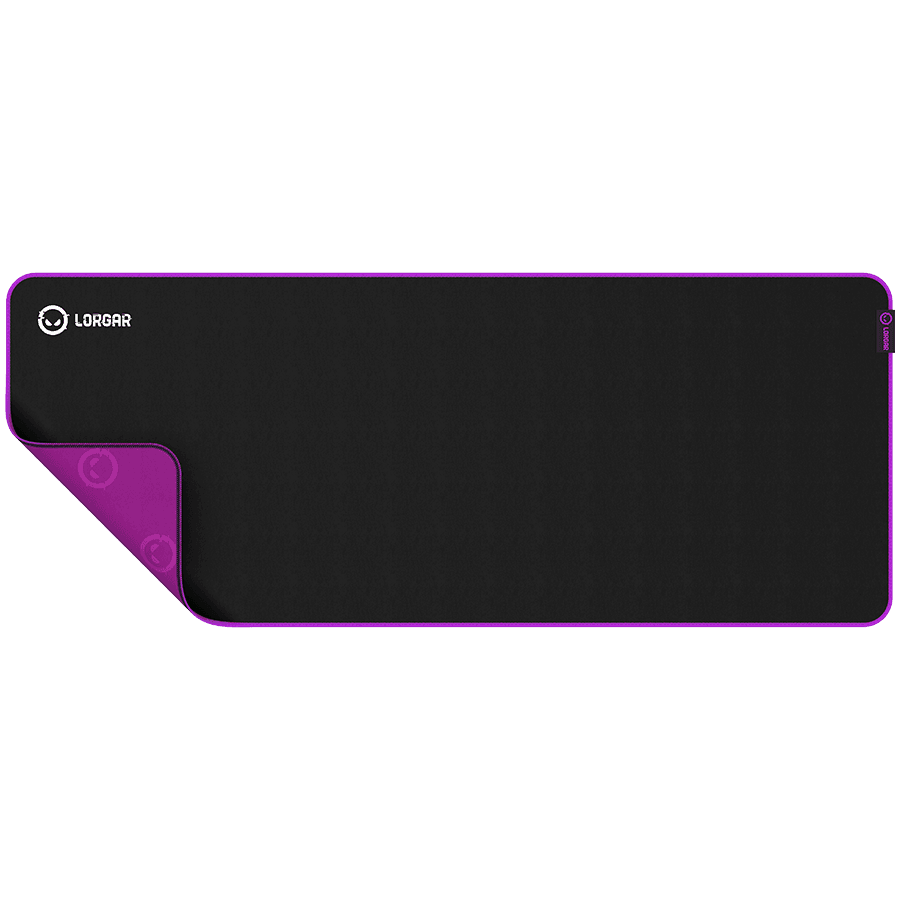 Lorgar Main 319, Gaming mouse pad, High-speed surface, Purple anti-slip rubber base, size: 900mm x 360mm x 3mm, weight 0.6kg 2
