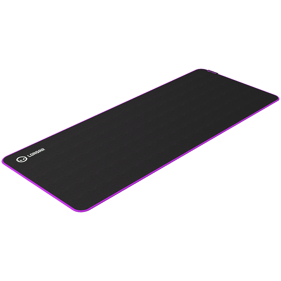 Lorgar Main 319, Gaming mouse pad, High-speed surface, Purple anti-slip rubber base, size: 900mm x 360mm x 3mm, weight 0.6kg 3