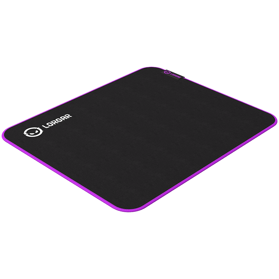 Lorgar Main 313, Gaming mouse pad, High-speed surface, Purple anti-slip rubber base, size: 360mm x 300mm x 3mm, weight 0.195kg 3