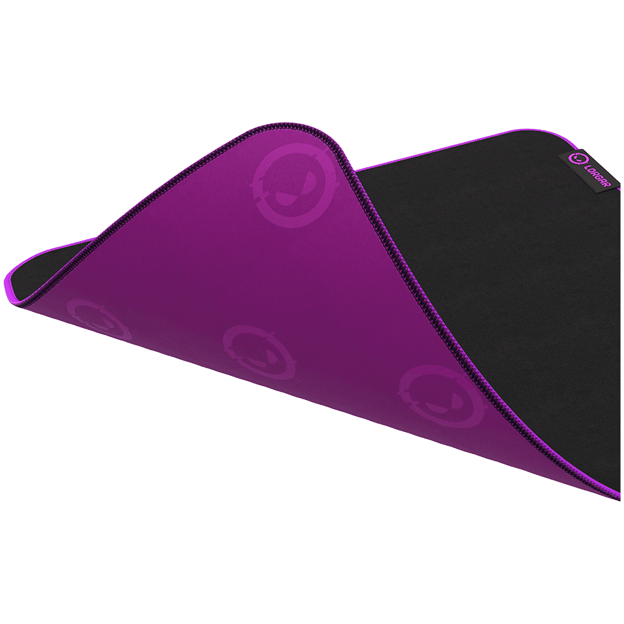 Lorgar Main 313, Gaming mouse pad, High-speed surface, Purple anti-slip rubber base, size: 360mm x 300mm x 3mm, weight 0.195kg 5