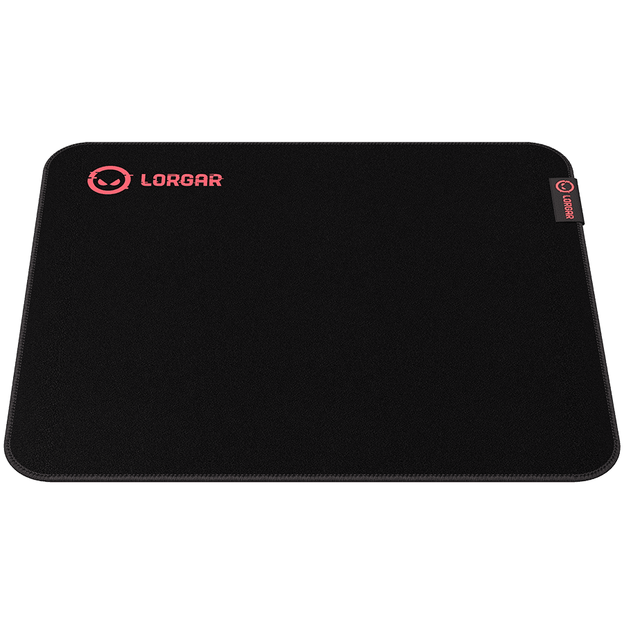 Lorgar Main 323, Gaming mouse pad, Precise control surface, Red anti-slip rubber base, size: 360mm x 300mm x 3mm, weight 0.21kg 4