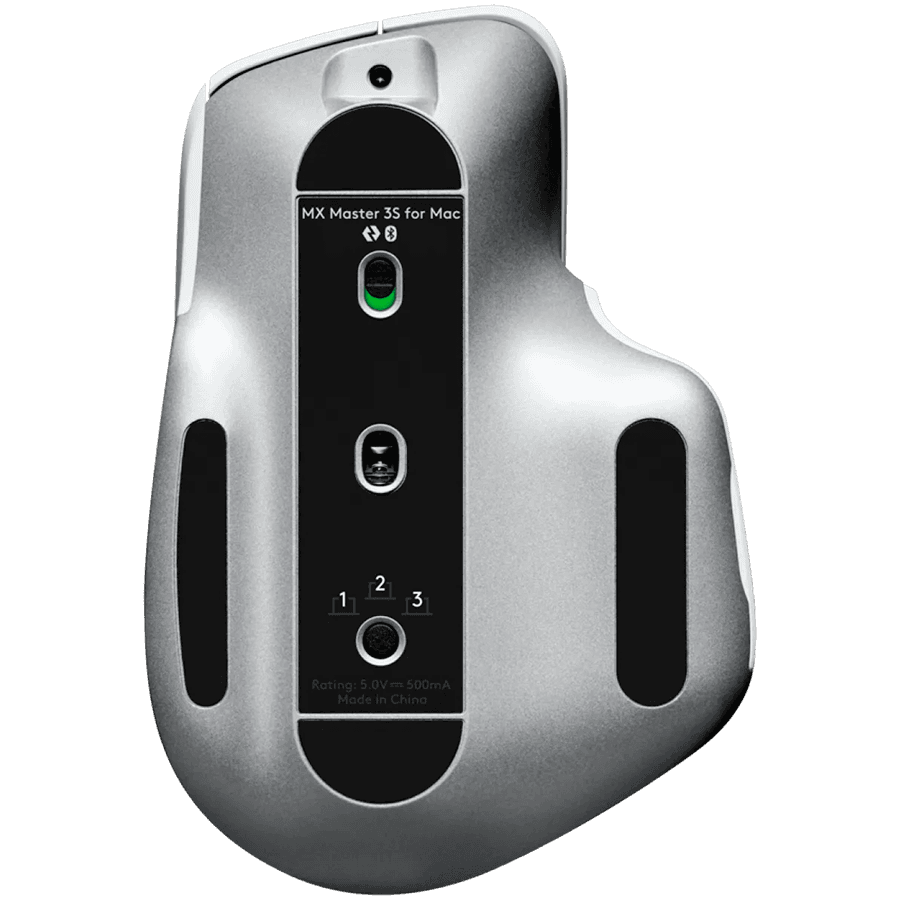 LOGITECH MX Master 3S For Mac Performance Wireless Mouse - PALE GREY - BT - EMEA 2