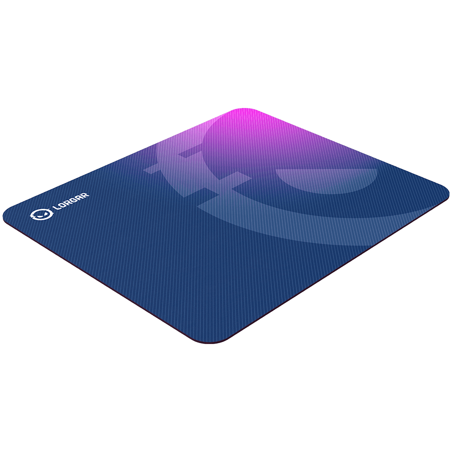 Lorgar Main 135, Gaming mouse pad, High-speed surface, Purple anti-slip rubber base, size: 500mm x 420mm x 3mm, weight 0.41kg 2
