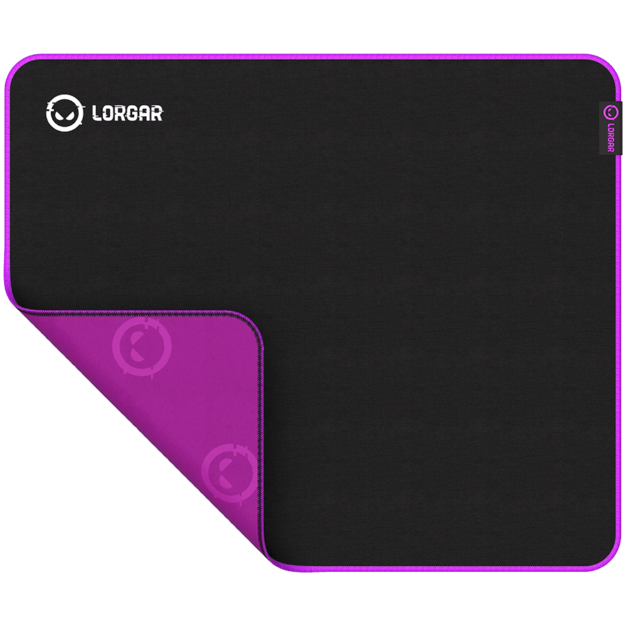 Lorgar Main 315, Gaming mouse pad, High-speed surface, Purple anti-slip rubber base, size: 500mm x 420mm x 3mm, weight 0.39kg 2