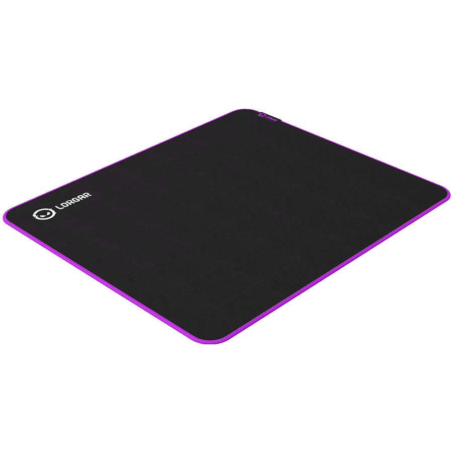 Lorgar Main 315, Gaming mouse pad, High-speed surface, Purple anti-slip rubber base, size: 500mm x 420mm x 3mm, weight 0.39kg 3