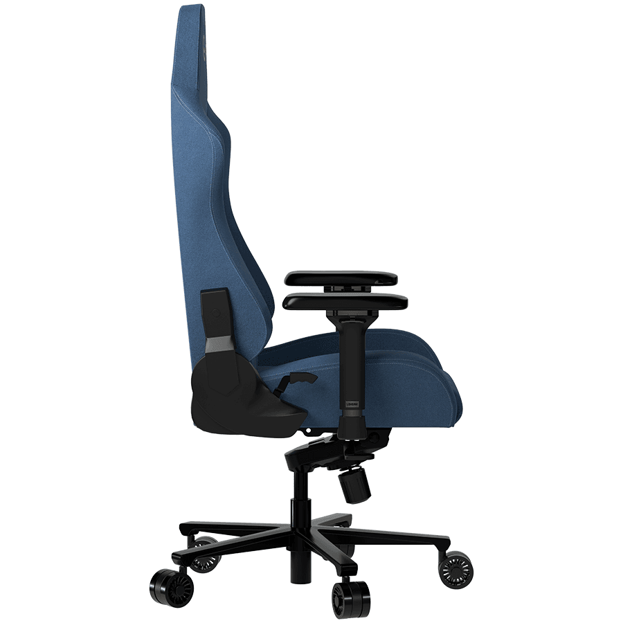 LORGAR Ace 422, Gaming chair, Anti-stain durable fabric, 1.8 mm metal frame, multiblock mechanism, 4D armrests, 5 Star aluminium base, Class-4 gas lift, 75mm PU casters, Blue 3