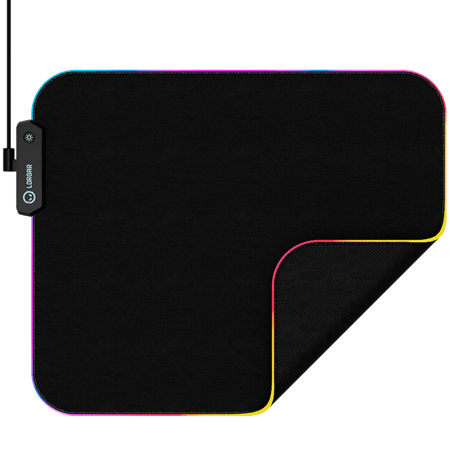 Lorgar Steller 913, Gaming mouse pad, High-speed surface, anti-slip rubber base, RGB backlight, USB connection, Lorgar WP Gameware support, size: 360mm x 300mm x 3mm, weight 0.250kg 3