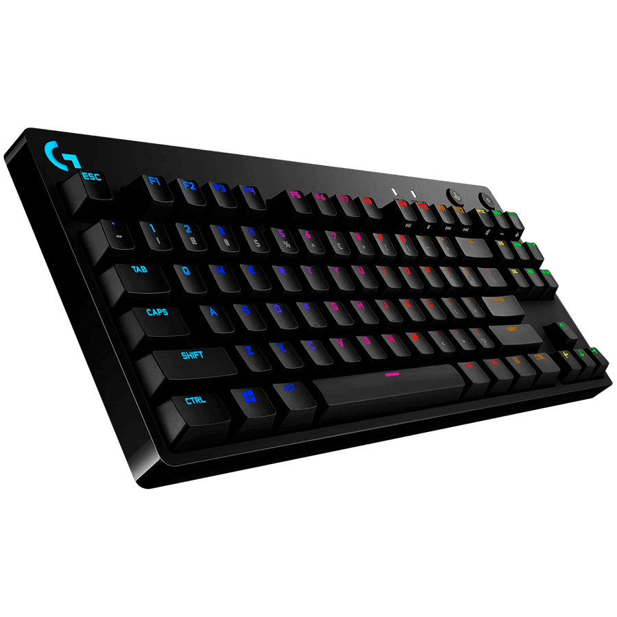 LOGITECH G PRO X TKL LIGHTSPEED Gaming Keyboard - BLACK - US INT'L - 2.4GHZ/BT - EMEA28-935 - TACTILE 3