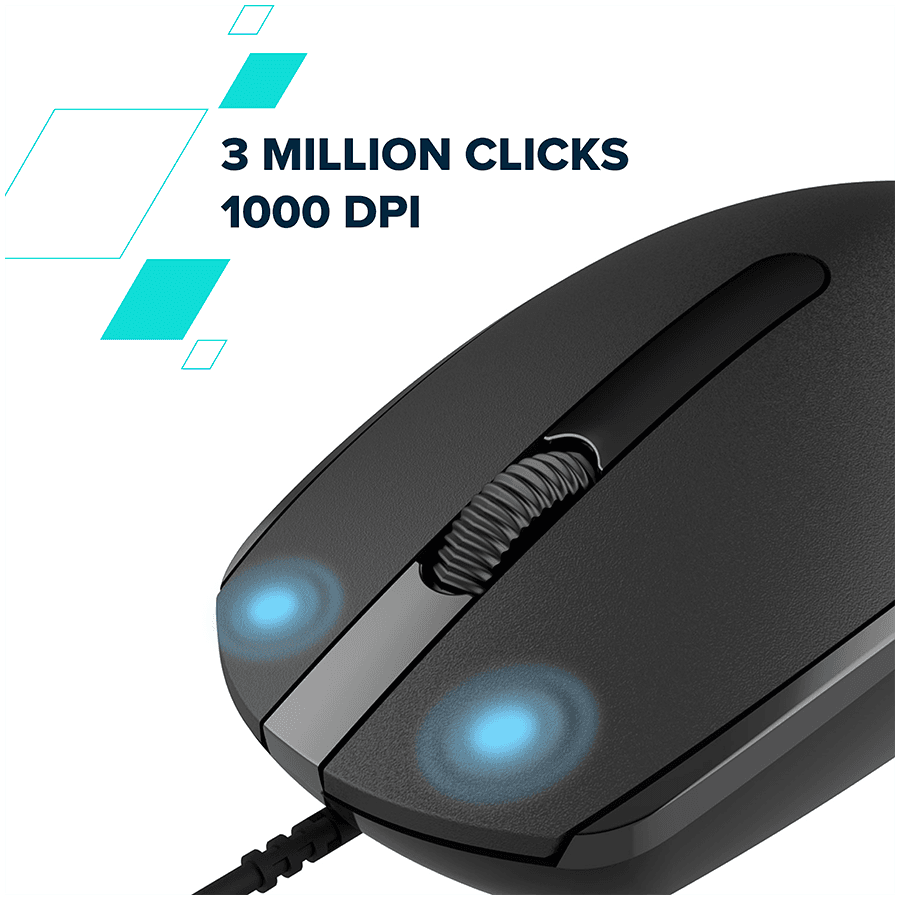 CANYON M-10, Canyon Wired optical mouse with 3 buttons, DPI 1000, with 1.5M USB cable, black, 65*115*40mm, 0.1kg 6