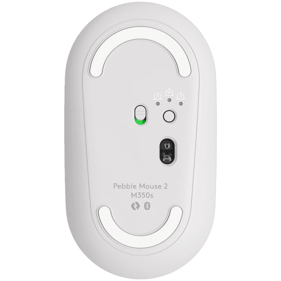 LOGITECH Pebble Mouse 2 M350s - TONAL WHITE - BT - EMEA-808 - DONGLELESS 4