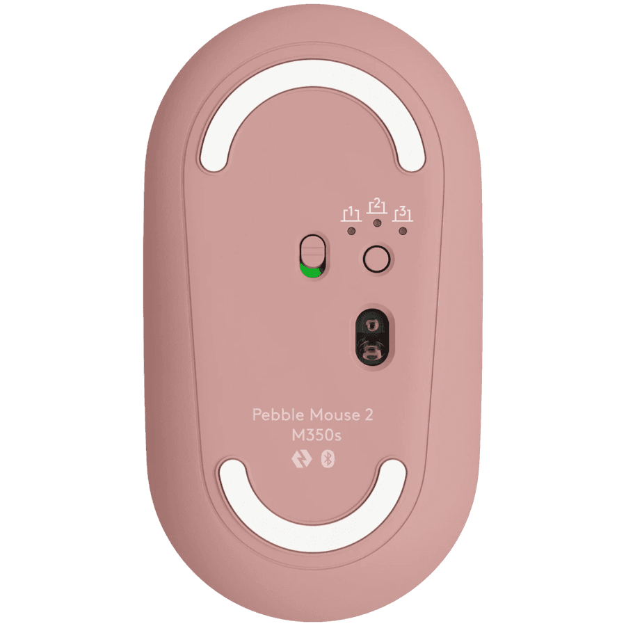 LOGITECH Pebble Mouse 2 M350s - TONAL ROSE - BT - EMEA-808 - DONGLELESS 4