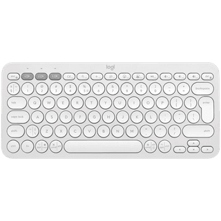 Logitech Pebble Keys 2 K380s - TONAL WHITE - US INT'L - BT - INTNL-973 - UNIVERSAL