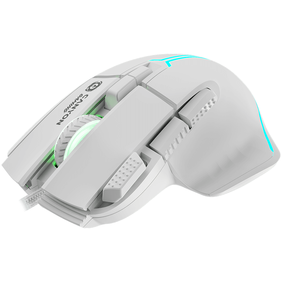 CANYON mouse Fortnax GM-636 RGB 9buttons Wired White 3