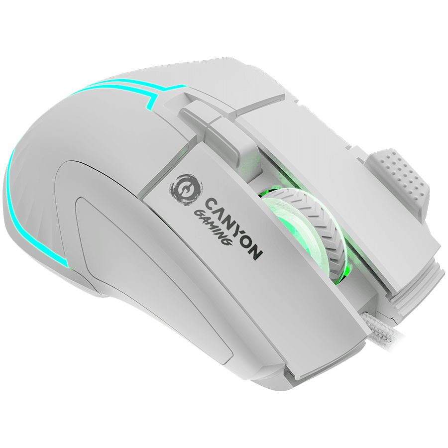 CANYON mouse Fortnax GM-636 RGB 9buttons Wired White 4
